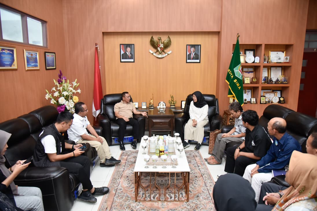 Wahid Foundation bersama La Rimpu dan LP2DER Audiensi dengan Wali Kota Bima Bahas Penguatan Peran Perempuan dan Komunitas Lokal